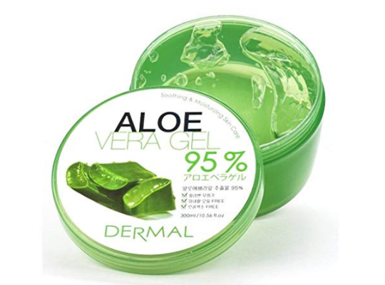 Dermal aloe vera jel